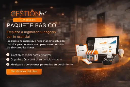 Sistema de gestión de ventas e inventario. Plan Básico
