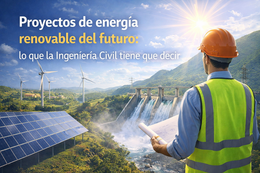 Proyectos de energía renovable del  futuro: lo que la Ingeniería Civil tiene que decir.